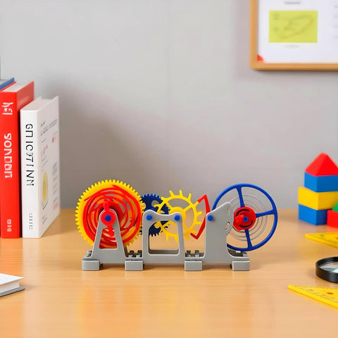 3D Printed Tourbillon Escapement Clock Model With Manual Assembly And Wind Up Movement For Realistic Desk Display Educational Toy