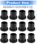 Dead Nuts Tight 12 Piece Suspension Bushing Kit Upper Lower A Arm Isolators With Flanged Sleeves Killer Fit For John Deere Gator Xuv Work Rigs M158746 Am158746 showing dimensions and sizes of bushings.