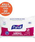 Foodservice Surface Sanitizing Wipes Flowpack 7.4 By 9 Inches Durable Thick Wipes 72 Count Pack Of 12 Germ Fighting Wipes Package