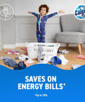Straight Up Heavy Duty Washing Machine Cleaner And Water Softener Tablets That Melt Limescale Banishes Funky Odors Stops Rust Builds And Leaves Your Drum Feeling Fresh, child playing with laundry.
