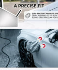 Rock Solid EV Charger Cover With Hella Tough Waterproof Oxford Fabric And Secure Magnetic Strip for outdoor use in rain.