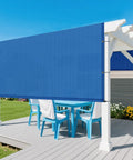 Pergola Shade Cover 15 By 17 Feet Universal Replacement Canopy For Outdoor Deck Patio Porch Backyard Gazebo With Grommets And Weighted Rods In Blue Durable And Weather Resistant