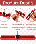 Dead On Double Sided Contour Scribe Tool With Smooth Tracking Pulleys for adjustable tightness with 2-12mm marker clip.