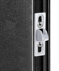 Close-up of 2 Pcs Sliding Door Latch Replacement Kit For Sliding Glass Doors, Screen Doors, And Patio Gates With Mounting Screws
