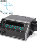 Pro Grade All In One Micro Soldering Station With 1000W Hot Air Rework Desoldering System unit dimensions shown