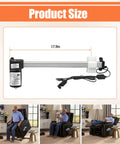 KDPT007-113 Linear Actuator Replacement for electric sofa lift chairs and power recliners, showing 17.9in size