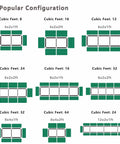 Popular configurations of Galvanized Raised Garden Bed in various sizes like 6x2x2 ft for outdoor planters with safe corner pads.