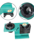 CAT40 Tool Holder Tightening Fixture Universal CNC Clamp For Precise Machining, Aluminum Alloy Construction, tool holder seen from above