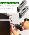 Premium Trackless Pocket Door Hardware Featuring A Reliable Soft Close Mechanism And Sleek Aluminum Rail for lower guide roller installation.