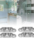 Low Noise Sliding Door Rollers And Window Pulley Set 4 Stainless Steel Double Drive Track Rollers for quiet and easy glide in bathrooms