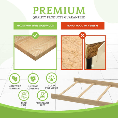 Full Size Conversion Kit Bed Rails For Convertible Cribs Solid Wood Toddler To Adult Bed Rails Brushed White Option 3 quality display
