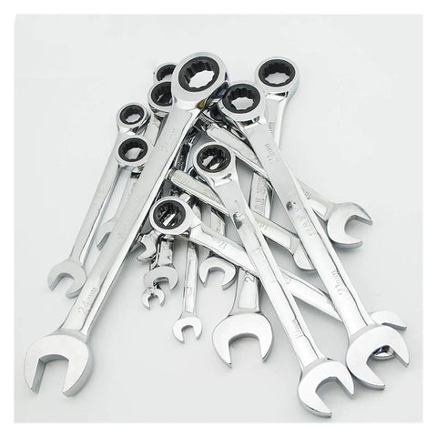 Ratchet Spanner Set 24mm Hand Tool For Car Repair Metric Wrench Kit With Easy Grip Compact Universal Torque Wrenches One Piece