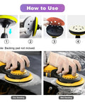How to use Super Heavy Duty 122 Piece Hook And Loop Wet Dry Sanding Disc Assortment Set for polishing surfaces, dry and wet sanding.