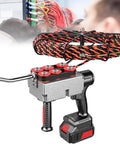 Heavy Duty Cordless Automatic Wire Puller With 25000 Mah Brushless Motor And Self Retracting Fish Guide for cable installation.