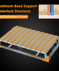 X Axis Extension Kit For Masuter 3S CNC Router 32 Inch Upgrade With 8040 Profiles T Slot Hybrid Spoilboard Base Frame