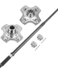 Heavy Duty Rear Axle Shaft And Left Right Wheel Hub Kit For Honda Rancher 420 featuring durable metal components.