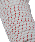 Close-up of 1/8 Inch Shock Cord Pole Repair Bungee Rope For Tents Replacement Elastic Cord Emergency Stretch UV Weather And Abrasion Resistant 65 Feet Includes 2 Pack 16 Foot Ropes For Worn Poles showing detailed texture.