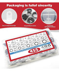 Check out this massive 455 Piece External Retaining Rings Kit With Shaft Clips E Type Circlips And C Clamps Featuring 15 Tiny Sizes From M3 To 25mm Made From Hardened Zinc Plated Carbon Steel For Serious Heavy Duty Axial Parts Fixing That Lasts in a clear plastic organizer.