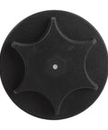 Top view of Spare Tire Hold Down Bolt 74810-JY01B Plastic and Steel, Heavy-Duty Bolt-On Fit for Nissan vehicles, easy install design.