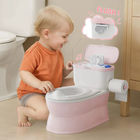 Kickstart Little Ones Potty Training With This Super Slick 2 In 1 Toddler Chair That Detaches To Become A Standard Seat Featuring Realistic Flush Sounds And Rock Solid Stability For Zero Hassle Messes