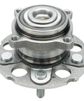 Close-up of Pair Rear Wheel Bearing And Hub Assemblies For Honda CRV 2007 Through 2011 Crosstour 2010 Through 2015 5 Lug With ABS