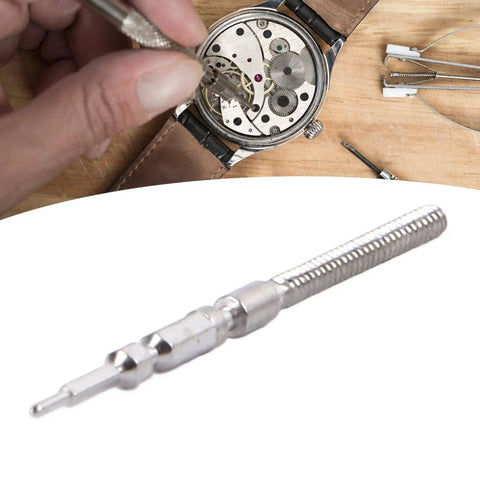 Winding Movement Stem For 3235 Watch Movement Replacement Parts shown with watch internal mechanics