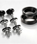 Beefed Up Heavy Duty Toilet Tank To Bowl Repair Kit With Bolts Gaskets Washers And Nuts For Leak Proof Mounting Compatible With 2 Inch And 3 Inch Seals Replacement For Leaky Toilets, bolts and gaskets set