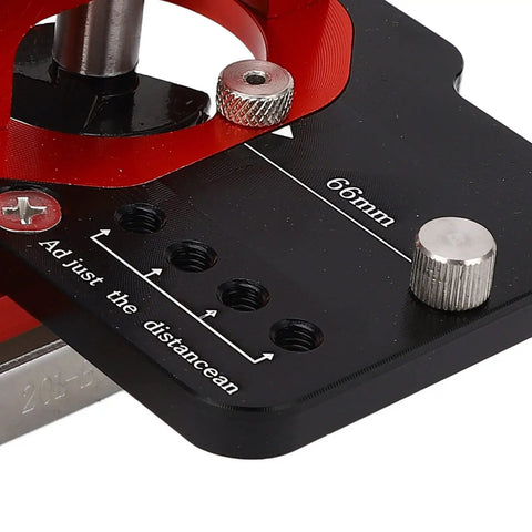 Concealed Hinge Jig 35mm With Drill Bit, Door Hinge Hole Locator Guide For Woodworking, Aluminum Alloy Hole Opener, Pin Clamp, Quick Fix Easy Install, Durable Woodworking Auxiliary Tool