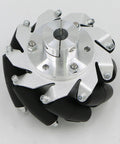 Aluminum Flange Coupling 12 mm Inner Diameter Fixed Clamp for Omni-Directional Wheel Shaft Connection, CNC Machined.