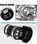 Upgraded Drive Shaft Ball Bearing With Reinforced Bellows Assembly For Sea Doo 4 Tec Rxe Rxt Xps Models shown from an angle, showcasing easy installation.