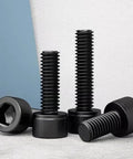 Premium Metric Screw Set 1230Pcs M2 M3 M4 M5 Kit With Hex Socket Head Cap Bolts Nuts Washers 12.9 Grade Alloy Steel Black Zinc Plated