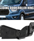 DT1Z9926801A Left Driver Side Sliding Door Roller Hinge for Ford Transit Connect 2014-2022, black steel with protective coating.
