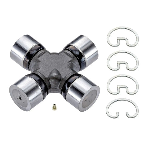 Heavy Duty Universal Joint For Ram 3500 Rear Axle 2011 2012 Perfect Fit Greaseable Driveshaft Coupler That Rocks Hard And Lasts Longer Than Stock Parts, steel U-joint with clips