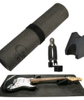 Guitar Work Mat Kit With Dual Height Neck Support Rest And String Winder Cutter Tool Pro Grade All In One Heavy Duty Setup