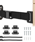 Two Sets Heavy Duty Furniture Wall Anchors With 500Lb Load Capacity Earthquake Proof Safety Kit For Baby And Pet Safety At Home