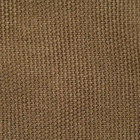 Close-up of brown Duckwear canvas fabric used in Heavy Duty Tool Roll Bag From Original Series With Quick Release Buckles, Oil-Absorbing Interior.