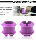 Purple polyurethane bushings from Easy Fit Transmission Shift Cable Bushing Repair Kit Replacement OEM Style for Lexus, Pontiac, Scion.