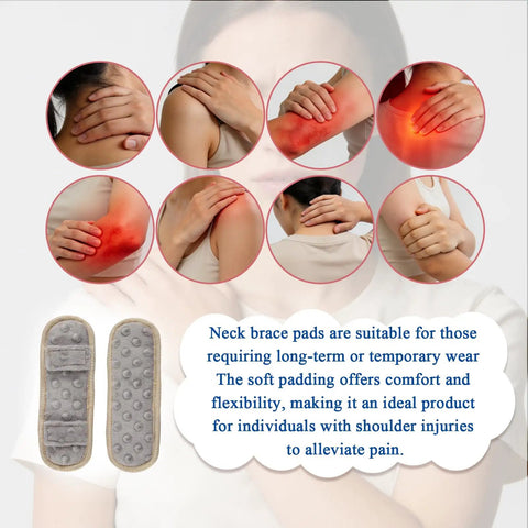 Premium Soft Arm Sling Padding To Ease Neck Pressure And Stop Straps From Cutting In Plush Foam Covers for shoulder pain relief.
