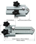 Aluminum Extended Ripping Jig For Table Saws Routers And Band Saws 175 Mm Telescoping Pro Grade Woodworking Guide with measurements