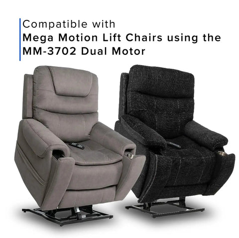 Ten Button Five Pin Replacement Hand Control For MM3702 Lift Chair Power Recliner Remote Controller No Fuss Upgrade Replacement For MM3702 Dual Motor Lift Chair Easy Install Durable 10 Button Hand Controller For Home Comfort compatible with MM-3702 dual motor lift chairs