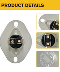 Primary High Limit Switch Replacement for Furnaces With Metal Housing, 150 Degree and 110 Degree, Part 20162904, product details