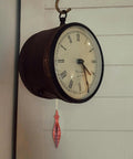 Vintage-style wall clock with Roman numerals, featuring Cuckoo Clock Hammer Replacement Set Of 2, 5.9 Inch Vintage Pendulum Accessory