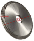 Pro Grade High Speed Steel 80x16x5mm Cutting Wheel And Disc Kit With 110 Teeth And 80 Degree Angle Perfect For Silca Bravo II Bravo III Ilco Key Machine Plus Power Tool For Serious Work Without Fail And Durable Build Slays The Cut Job Nice Tight. 80mm 16mm 5mm HSS disc