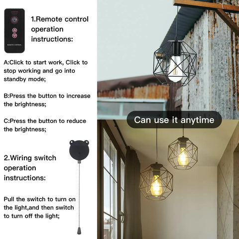 Solar Pendant Lights For Outdoor Spaces, Automatic Solar Powered Hanging Chandeliers For Gazebos And Patios with remote control