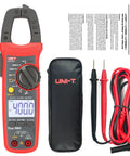 UT203 Digital Clamp Meter For AC And DC Current, True RMS, Auto Range, with probes and carrying case