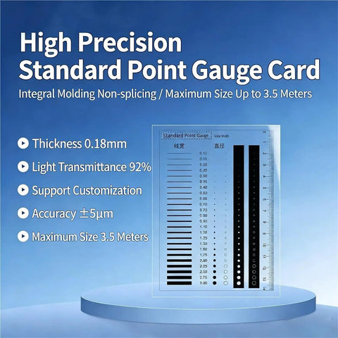 Go-To Pro Grade ClearSight Crack Width Gauge With 5-10um Accuracy displayed showing measurements and specifications