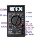 Digital Multimeter DT-830D With AC DC Measurement, Diode And Transistor Test, Continuity Buzzer, Three And A Half Digit LCD Display