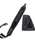 Durable Leather Rifle Stock Cover With Built In Recoil Pad And Cartridge Sling For Calibers Including .357 .30-30 .45-70 Black Set