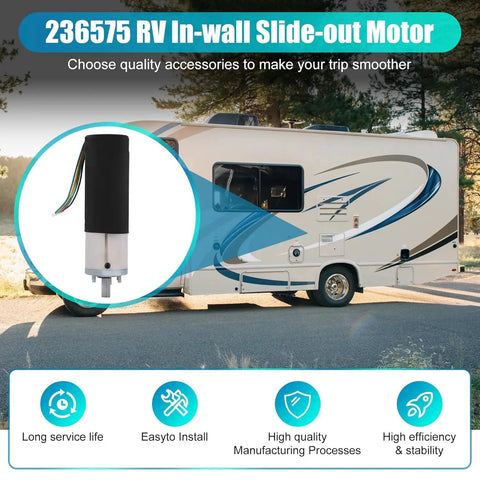 2 Pack RV In-Wall Slide-Out Motor IG-42 10mm Gear Assembly with RV backdrop