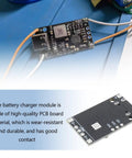 Two Piece 2S 3S Bms Charger Protection Board For Lithium Ion Polymer Batteries Featuring Type C Input Plus 1.5A Boost Module displayed on blue surface.